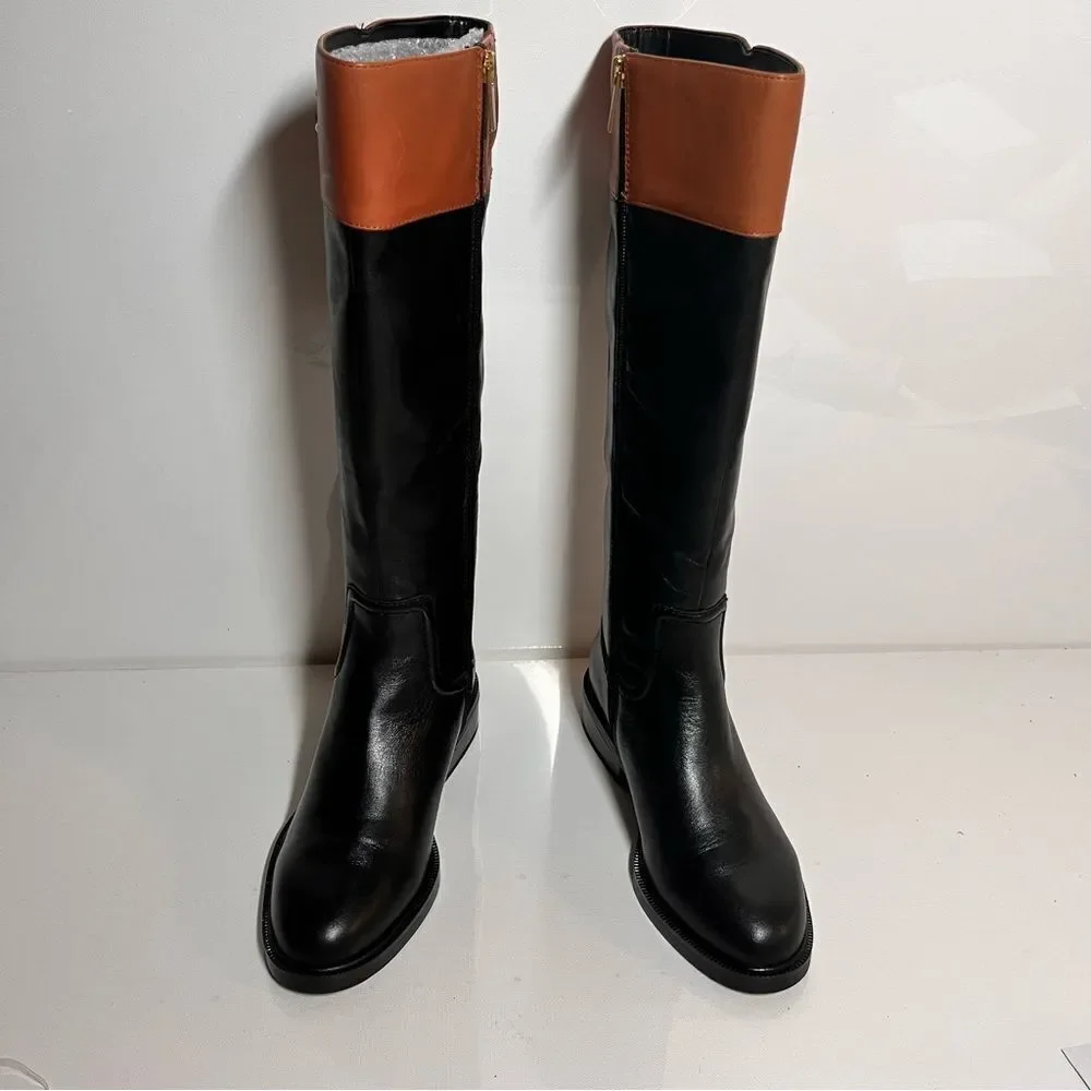 Vince Camuto Andalian Leather Riding Boots